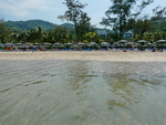 Hotel-Strand  der Kata Noi Beach Strand und die Andaman See [Indischer Ozean] (TH).